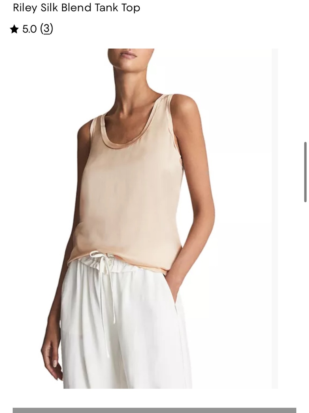 Riley Silk Blend Tank Top